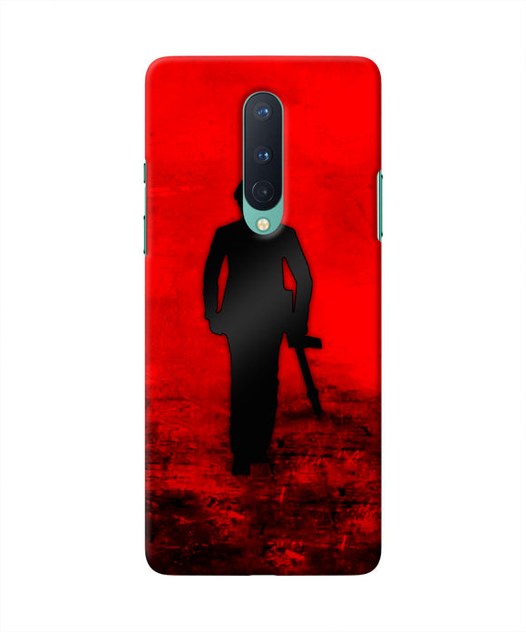 Rocky Bhai with Gun Oneplus 8 Real 4D Back Cover
