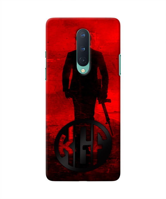 Rocky Bhai K G F Chapter 2 Logo Oneplus 8 Real 4D Back Cover