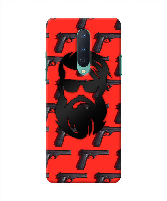 Rocky Bhai Beard Look Oneplus 8 Real 4D Back Cover
