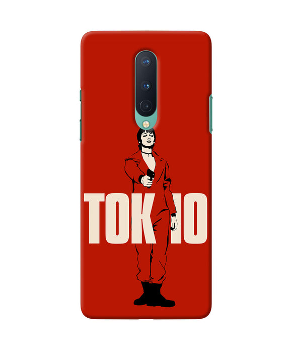 Money Heist Tokyo With Gun Oneplus 8 Back Cover