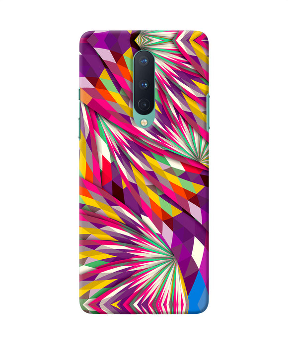 Abstract Colorful Print Oneplus 8 Back Cover