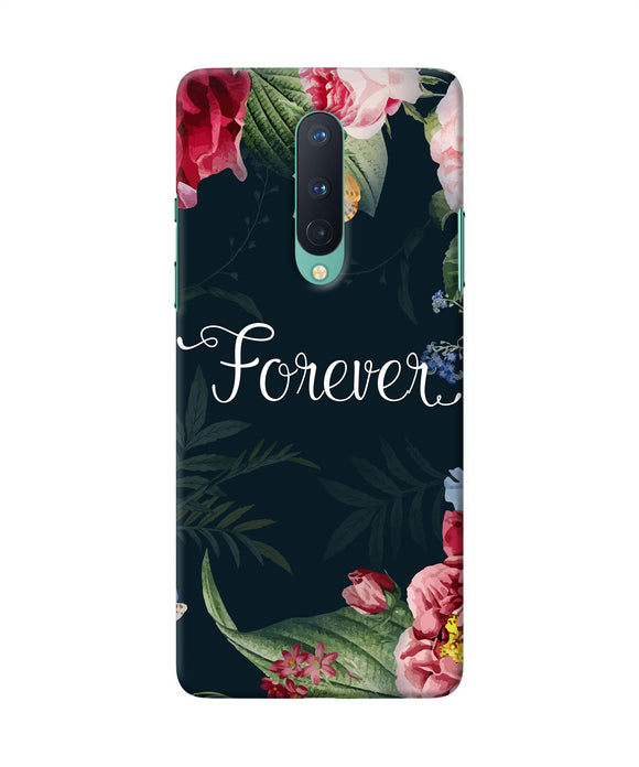Forever Flower Oneplus 8 Back Cover