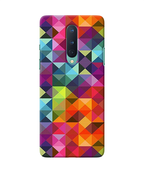 Abstract Triangle Pattern Oneplus 8 Back Cover