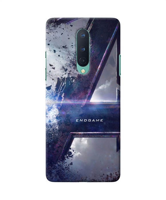 Avengers End Game Poster Oneplus 8 Back Cover