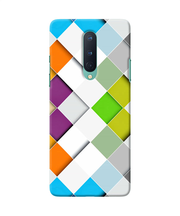 Abstract Color Box Oneplus 8 Back Cover