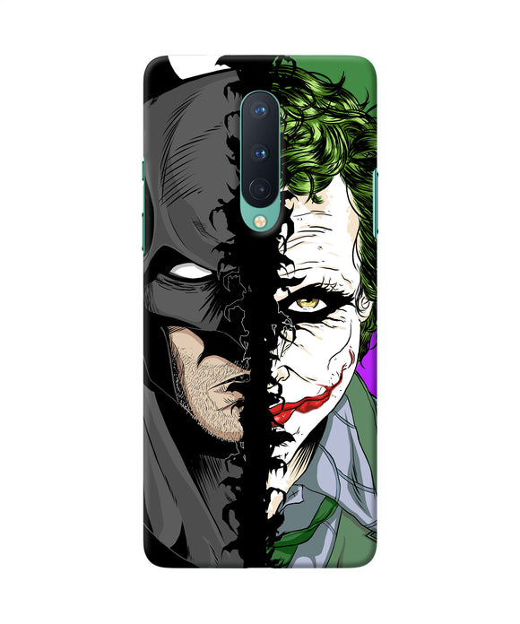 Batman Vs Joker Half Face Oneplus 8 Back Cover