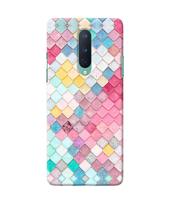 Colorful Fish Skin Oneplus 8 Back Cover