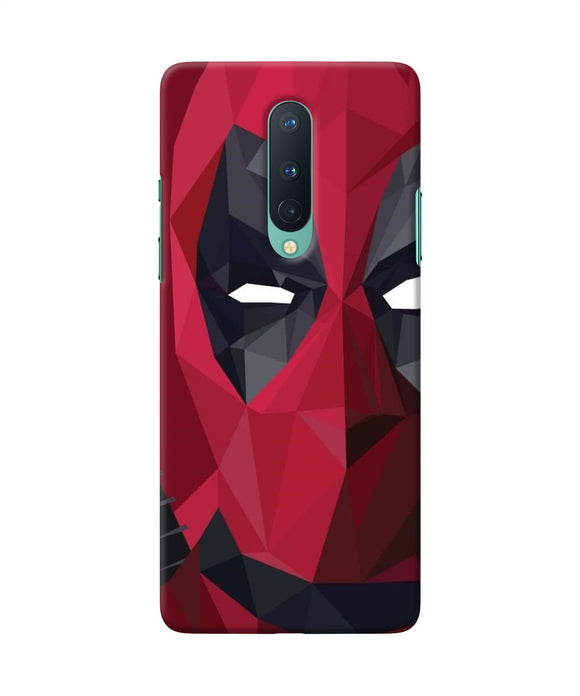 Abstract Deadpool Half Mask Oneplus 8 Back Cover