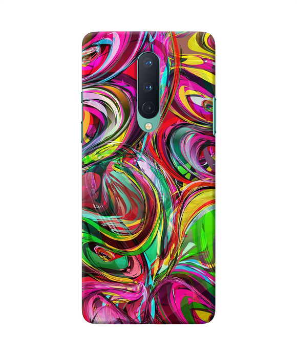 Abstract Colorful Ink Oneplus 8 Back Cover