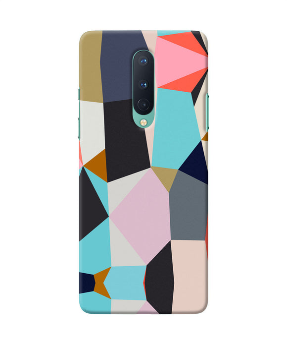 Abstract Colorful Shapes Oneplus 8 Back Cover