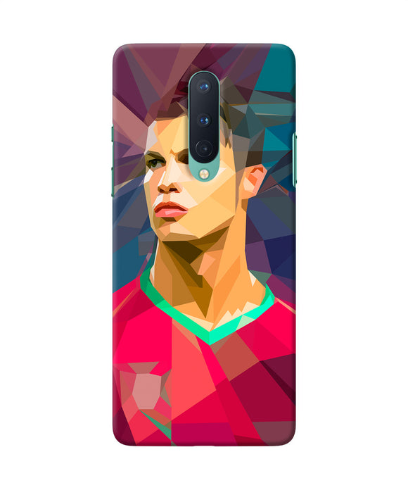 Abstract Ronaldo Oneplus 8 Back Cover