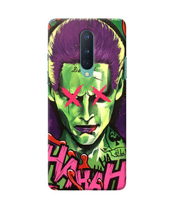 Damaged Joker Anim Oneplus 8 Back Cover