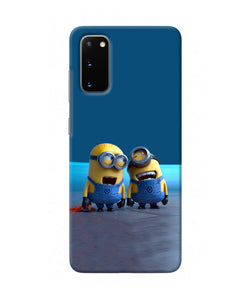 Minion Laughing Samsung S20 Back Cover