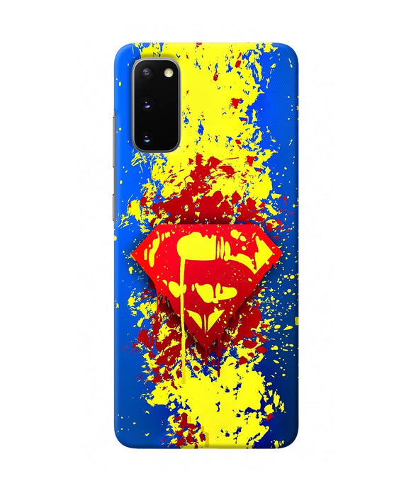 Superman Logo Samsung S20 Back Cover