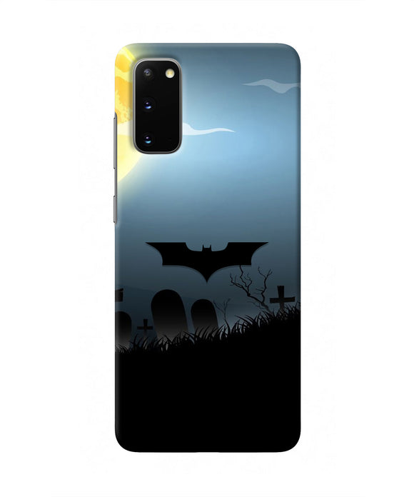 Batman Scary cemetry Samsung S20 Real 4D Back Cover