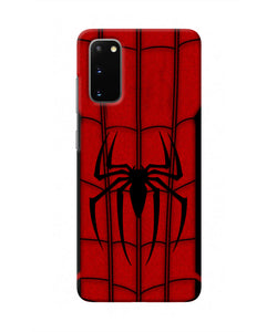 Spiderman Costume Samsung S20 Real 4D Back Cover