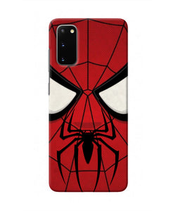 Spiderman Face Samsung S20 Real 4D Back Cover