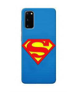 Superman Blue Samsung S20 Real 4D Back Cover