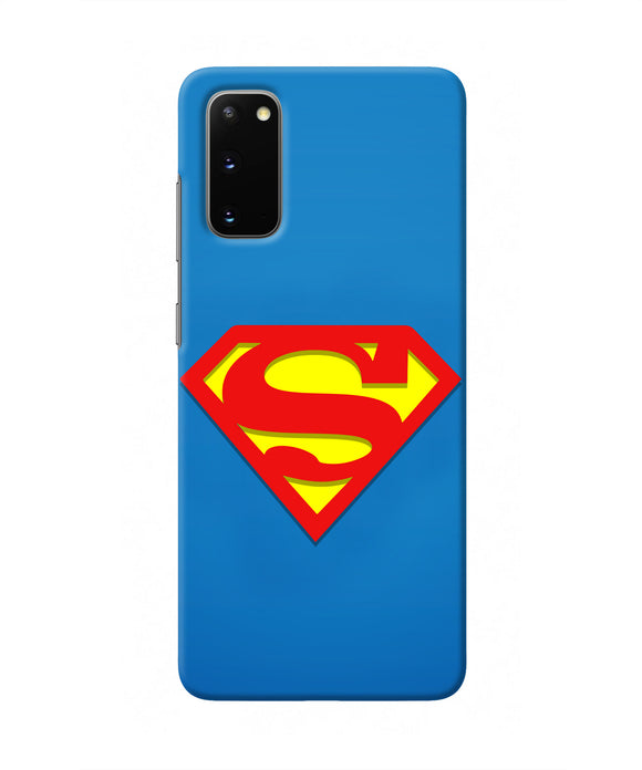 Superman Blue Samsung S20 Real 4D Back Cover