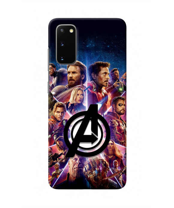 Avengers Superheroes Samsung S20 Real 4D Back Cover