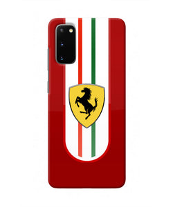 Ferrari Art Samsung S20 Real 4D Back Cover