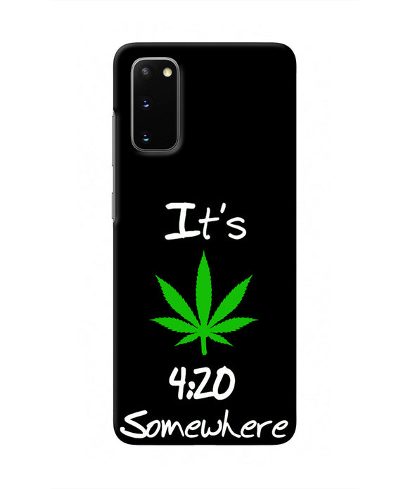 Weed Quote Samsung S20 Real 4D Back Cover
