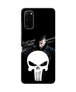 Punisher Character Samsung S20 Real 4D Back Cover