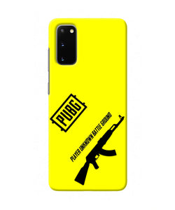 PUBG AKM Gun Samsung S20 Real 4D Back Cover