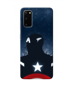 Captain america Shield Samsung S20 Real 4D Back Cover