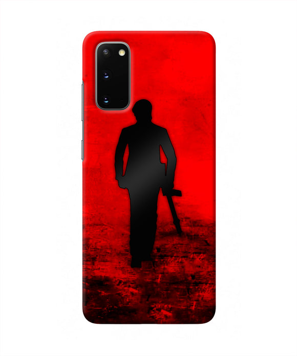 Rocky Bhai with Gun Samsung S20 Real 4D Back Cover