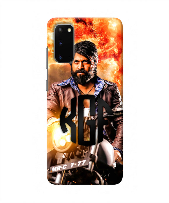 Rocky Bhai on Bike Samsung S20 Real 4D Back Cover