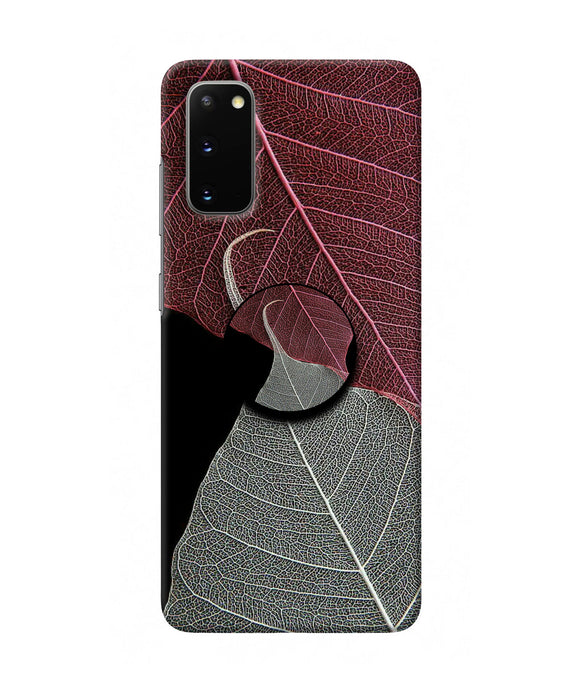 Leaf Pattern Samsung S20 Pop Case