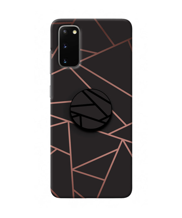 Geometric Pattern Samsung S20 Pop Case