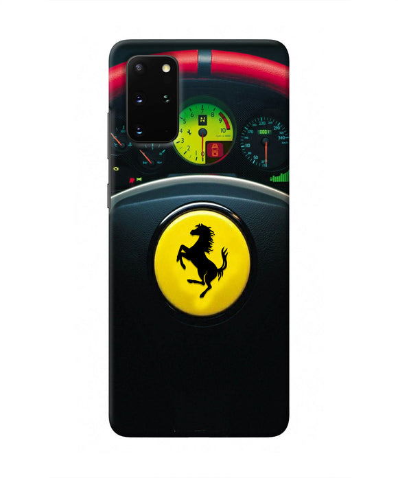 Ferrari Steeriing Wheel Samsung S20 Plus Real 4D Back Cover