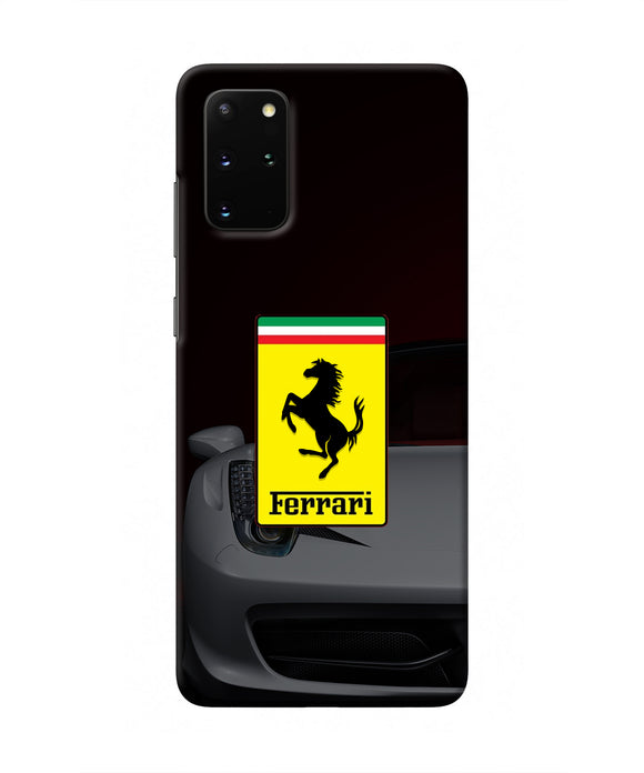 White Ferrari  Samsung S20 Plus Real 4D Back Cover