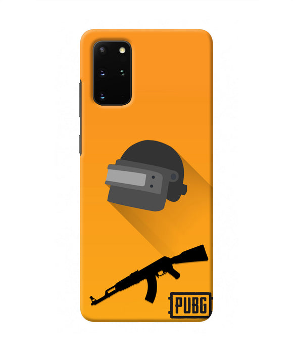 PUBG Helmet and Gun Samsung S20 Plus Real 4D Back Cover