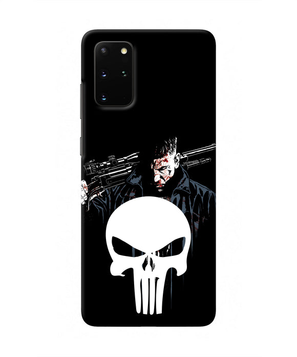 Punisher Character Samsung S20 Plus Real 4D Back Cover