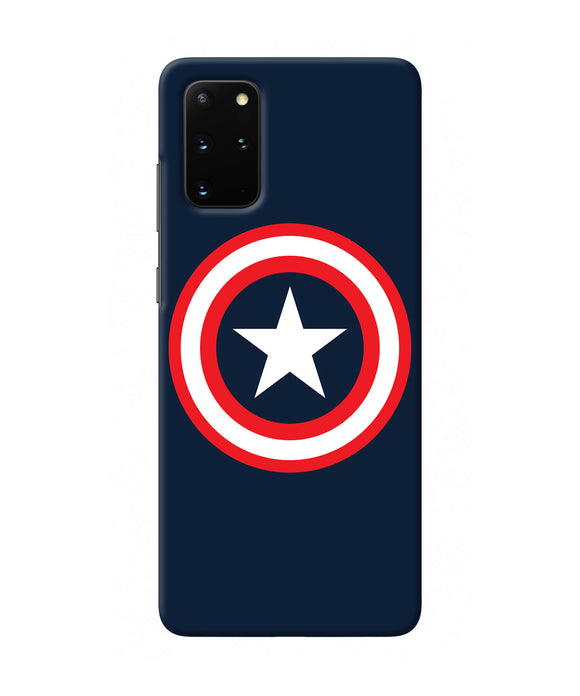 Captain America Logo Samsung S20 Plus Back Cover