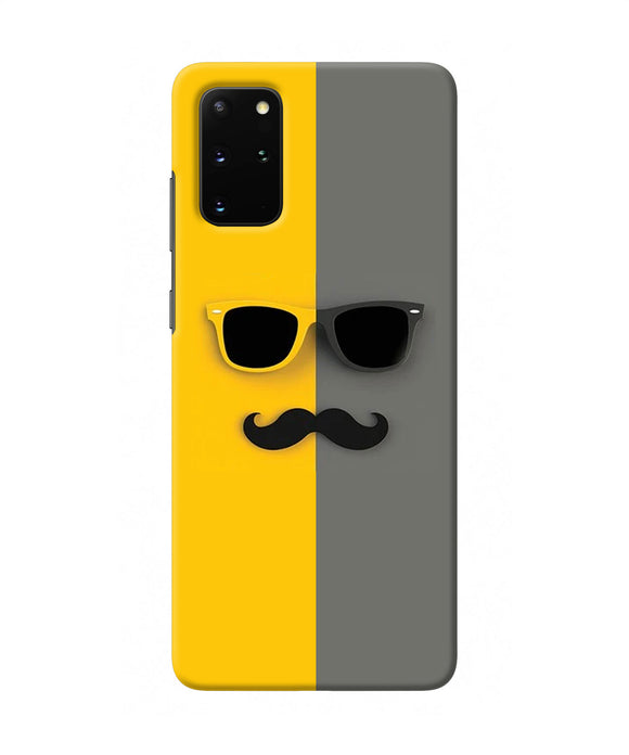 Mustache Glass Samsung S20 Plus Back Cover