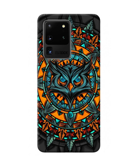 Angry Owl Art Samsung S20 Ultra Back Cover