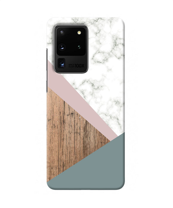 Marble Wood Abstract Samsung S20 Ultra Back Cover