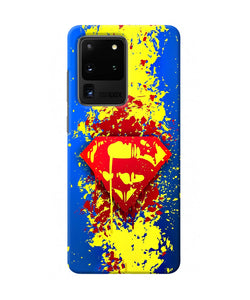 Superman Logo Samsung S20 Ultra Back Cover