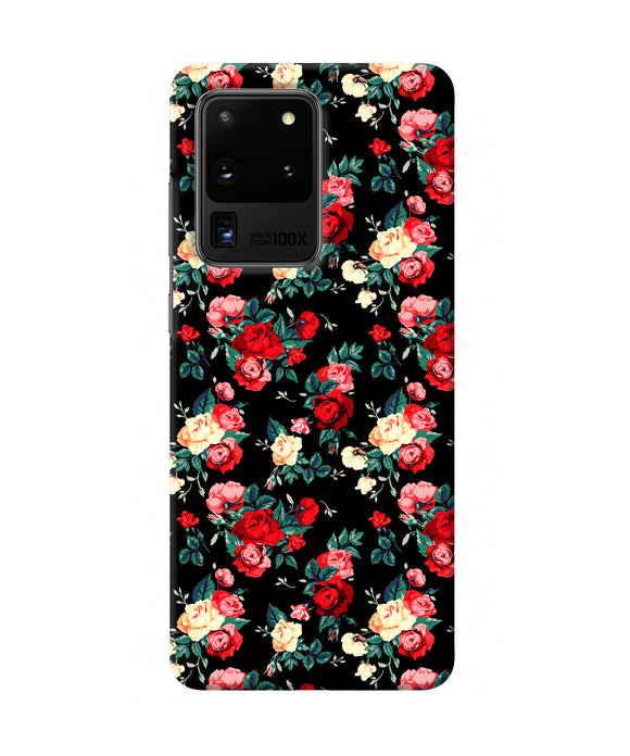 Rose Pattern Samsung S20 Ultra Back Cover