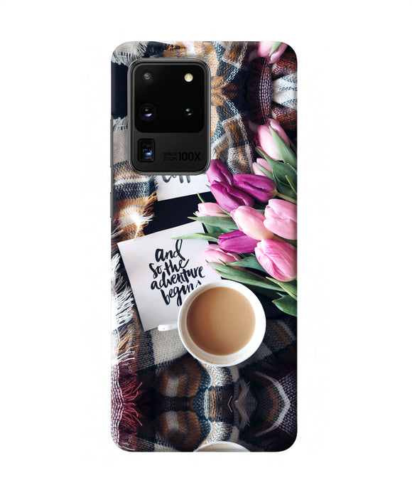 Love Coffee Quotes Samsung S20 Ultra Back Cover