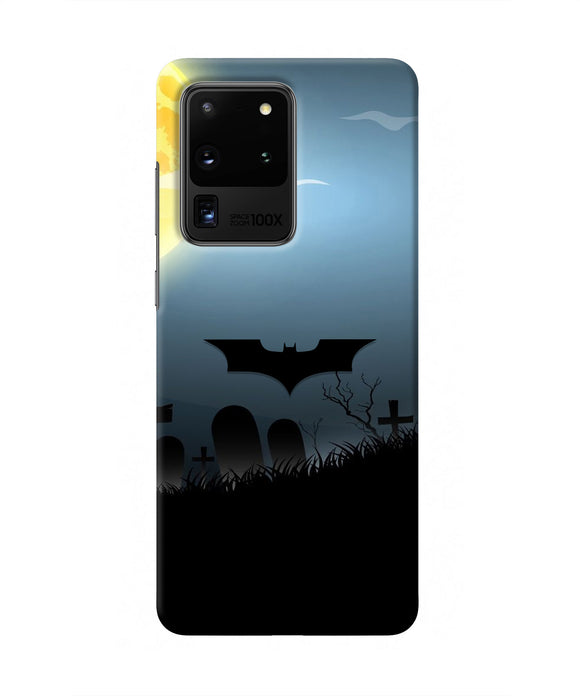 Batman Scary cemetry Samsung S20 Ultra Real 4D Back Cover
