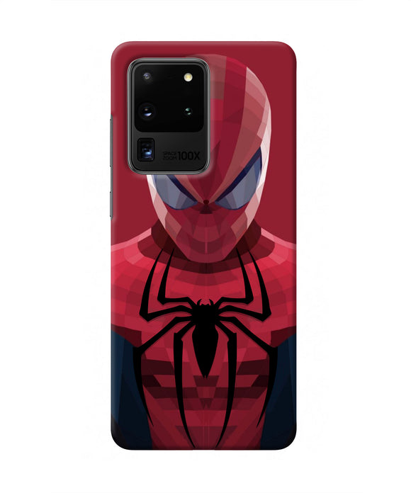 Spiderman Art Samsung S20 Ultra Real 4D Back Cover