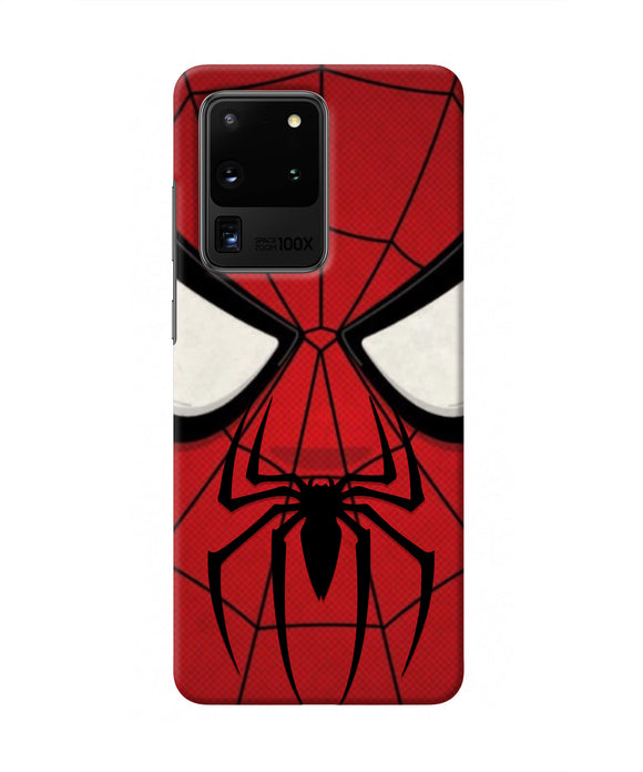Spiderman Face Samsung S20 Ultra Real 4D Back Cover