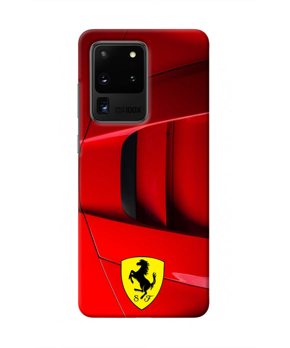 Ferrari Car Samsung S20 Ultra Real 4D Back Cover