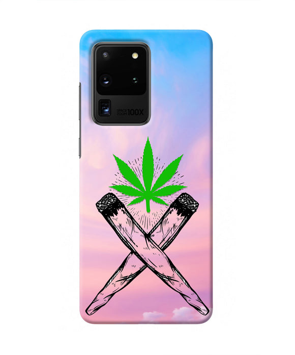 Weed Dreamy Samsung S20 Ultra Real 4D Back Cover
