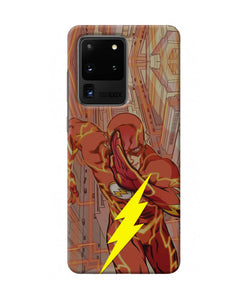 Flash Running Samsung S20 Ultra Real 4D Back Cover